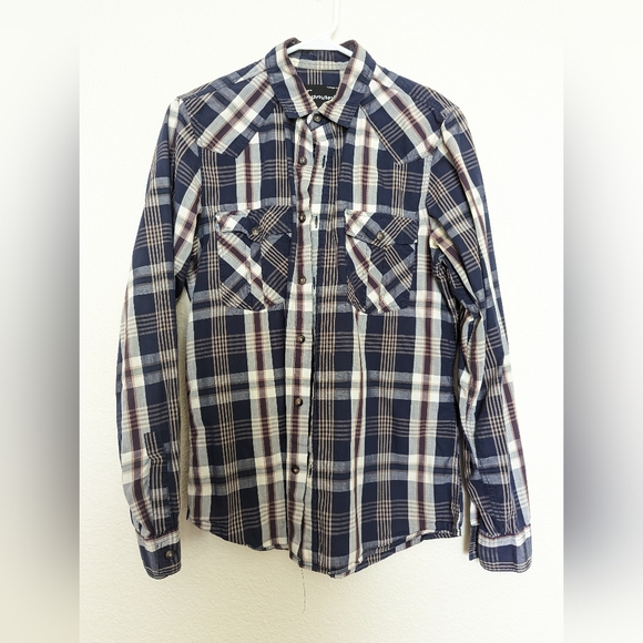 (Leaving soon!) Topman Small Button down plaid shirt - Picture 1 of 6